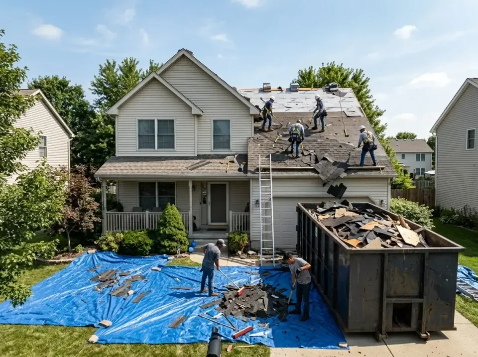 roof-replacement-debris-remova-004 — frequently asked questions, Cheapest Dumpster Rentals in Elgin, IL